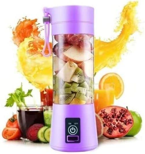 Portable Mini 6 blade Juicer blender (random Color)