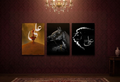 Islamic Calligraphy & Symbolic Art Wooden Wall Frame Set