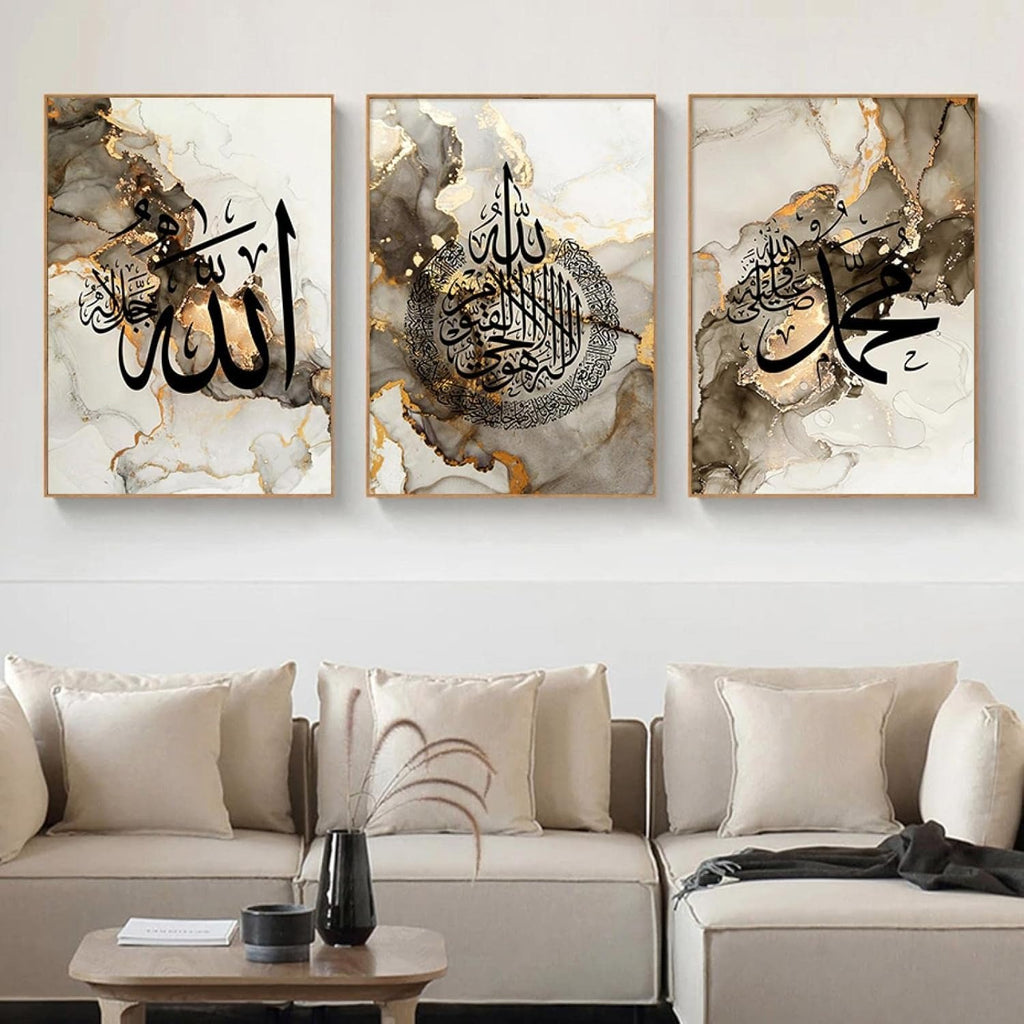 Set of 3 Premium Wall Art Photo Tiles