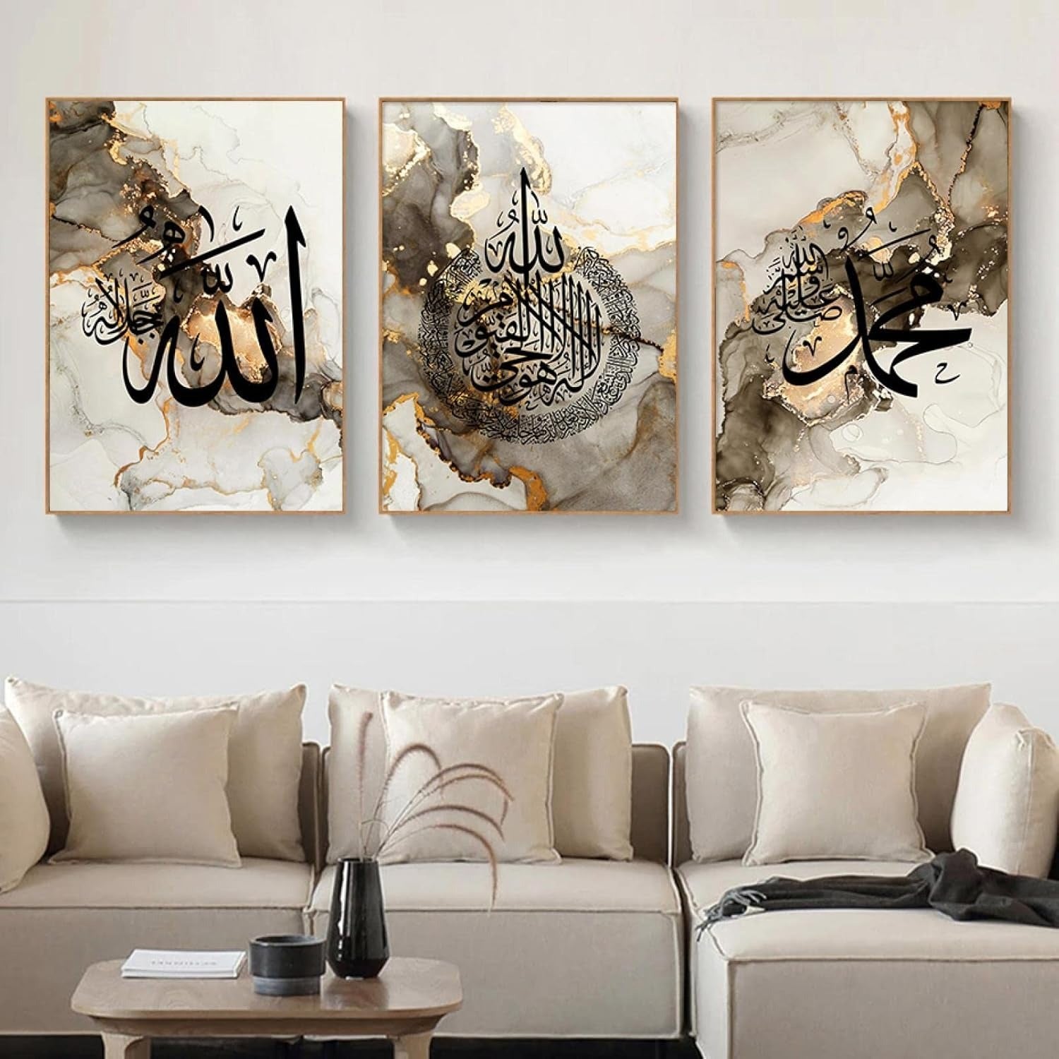 Set of 3 Premium Wall Art Photo Tiles
