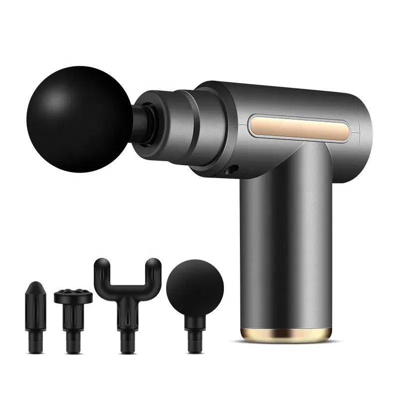 Blueidea BLD-720 Massage Gun – Deep Tissue Muscle Massager with 4 Heads & Multi-Speed