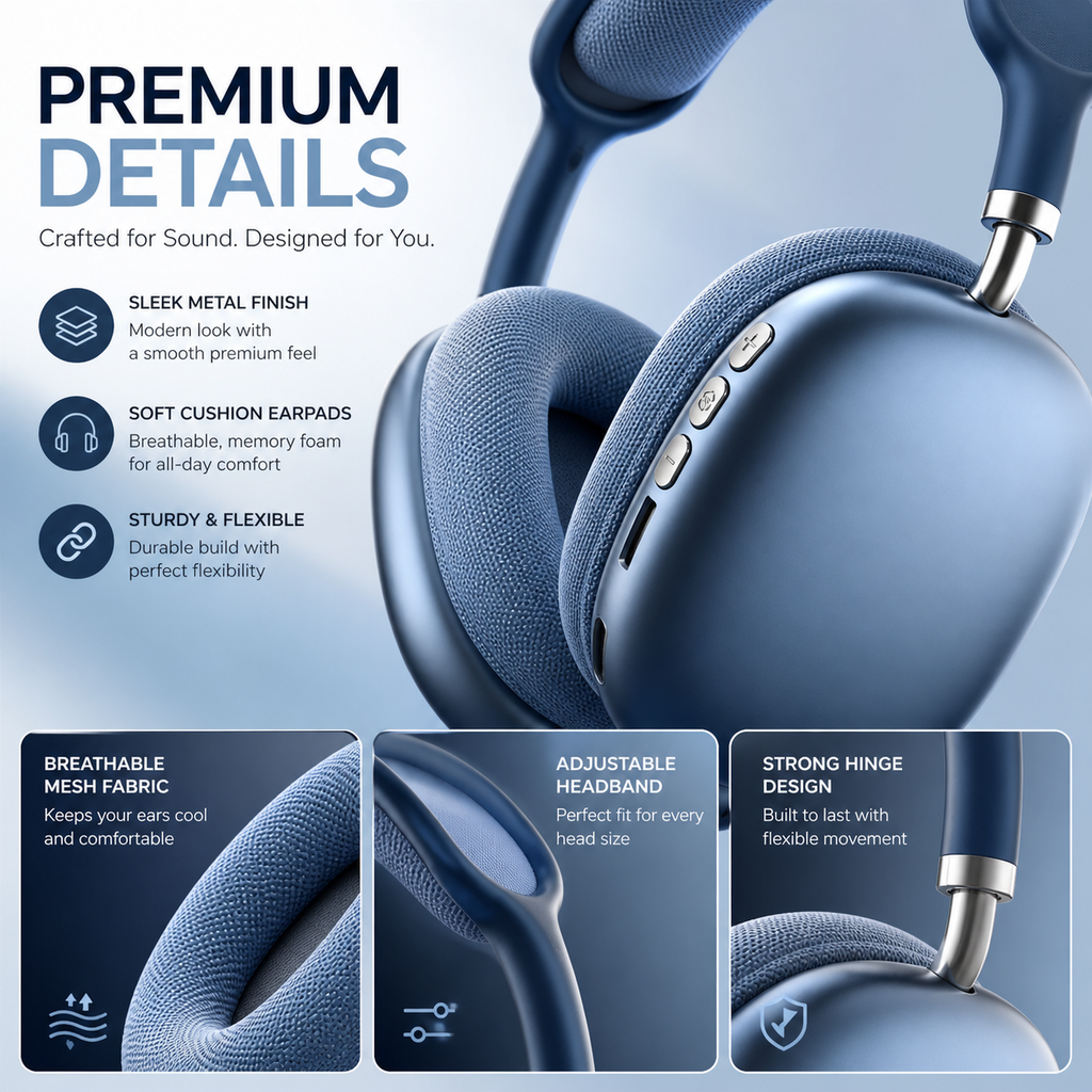P9 Wireless Bluetooth Headphones
