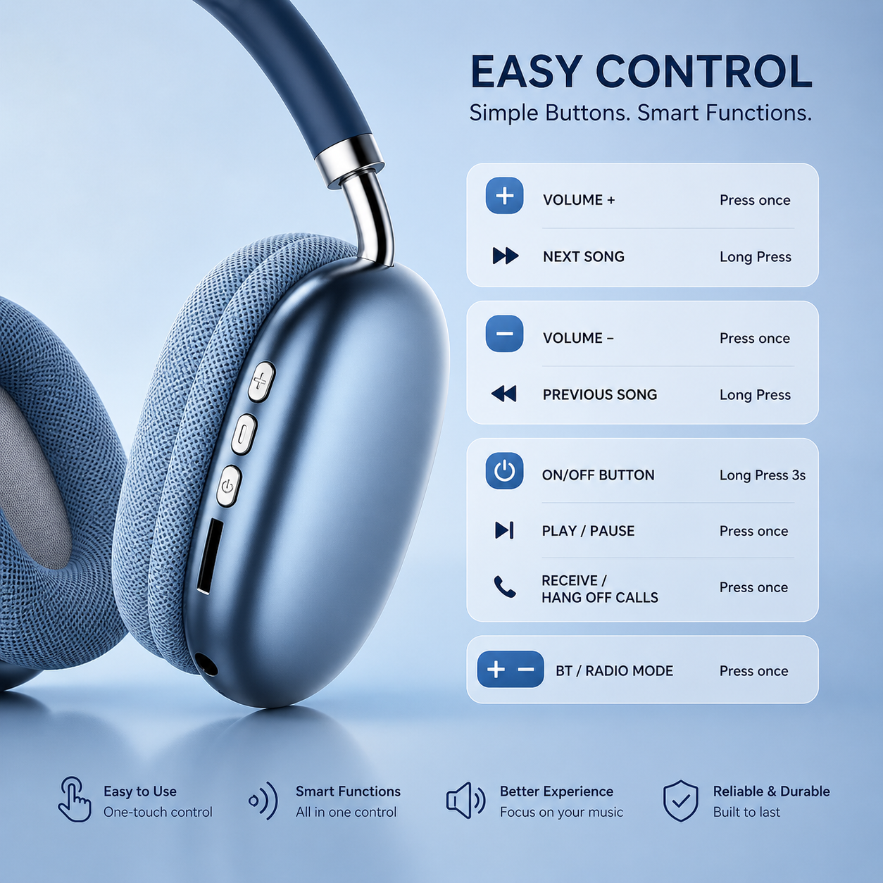 P9 Wireless Bluetooth Headphones